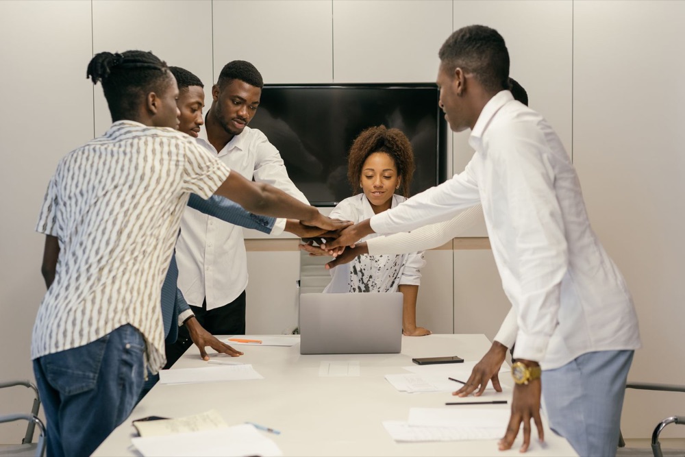 The Aligned Business Consultancy team working together